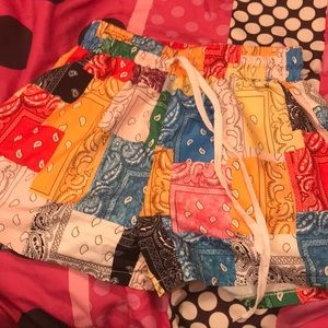 Bandana shorts